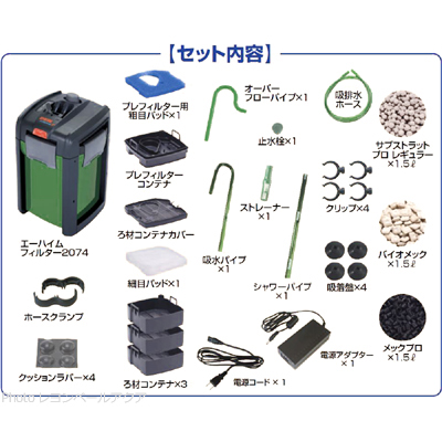 プロフェッショナル3e 2074セット内容