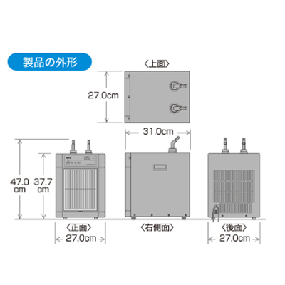 GEXクールウェイBK210の外形