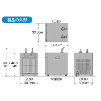 GEXクールウェイBK410の外形