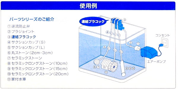 5連結プラコック