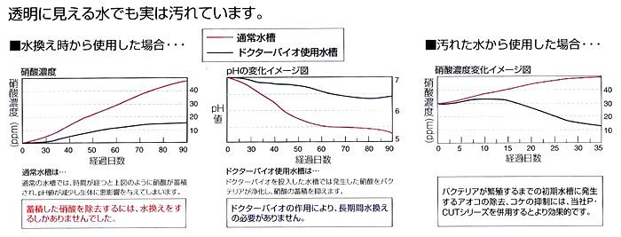 透明に見える水でも実は汚れています