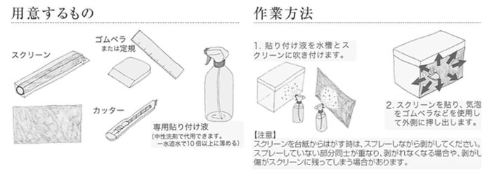 クオリティースクリーン 使用方法