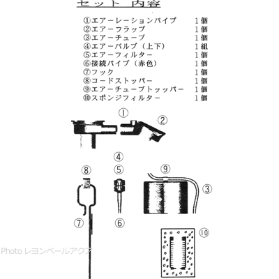 エアーレーションセット内容