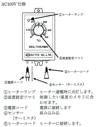 デルサーモ AC100V用