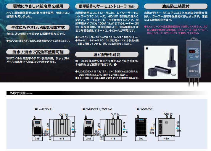 レイシークーラーの外寸