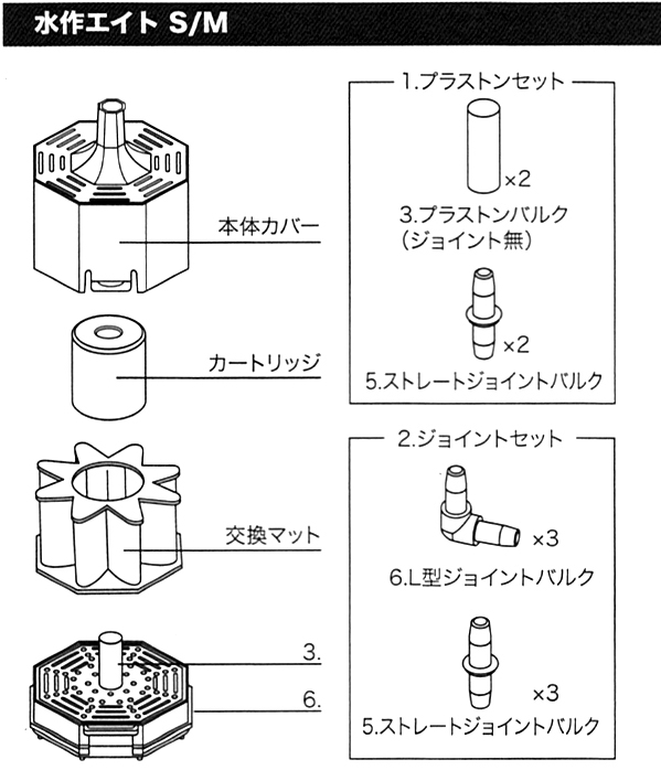 水作エイト 部品図