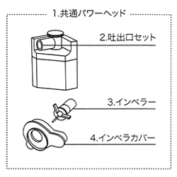 タートルフィルター/パワーフィット共通 パワーヘッド