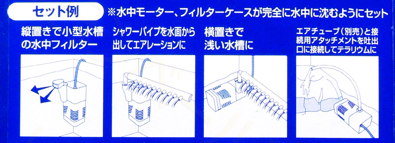 マイクロフィルターのセット例