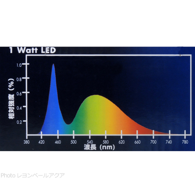 テトラLEDライト 60の分光図